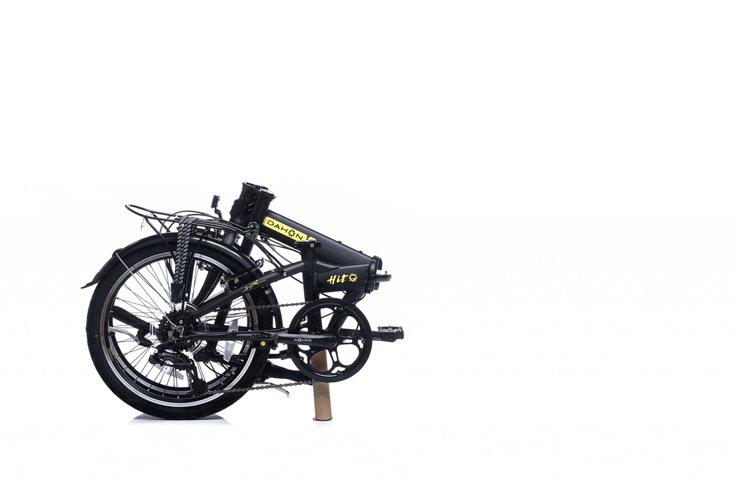 Folding bike DAHON "HIT" 6-speed, Deltech, black, Saddle Bag and Stow Away Cover