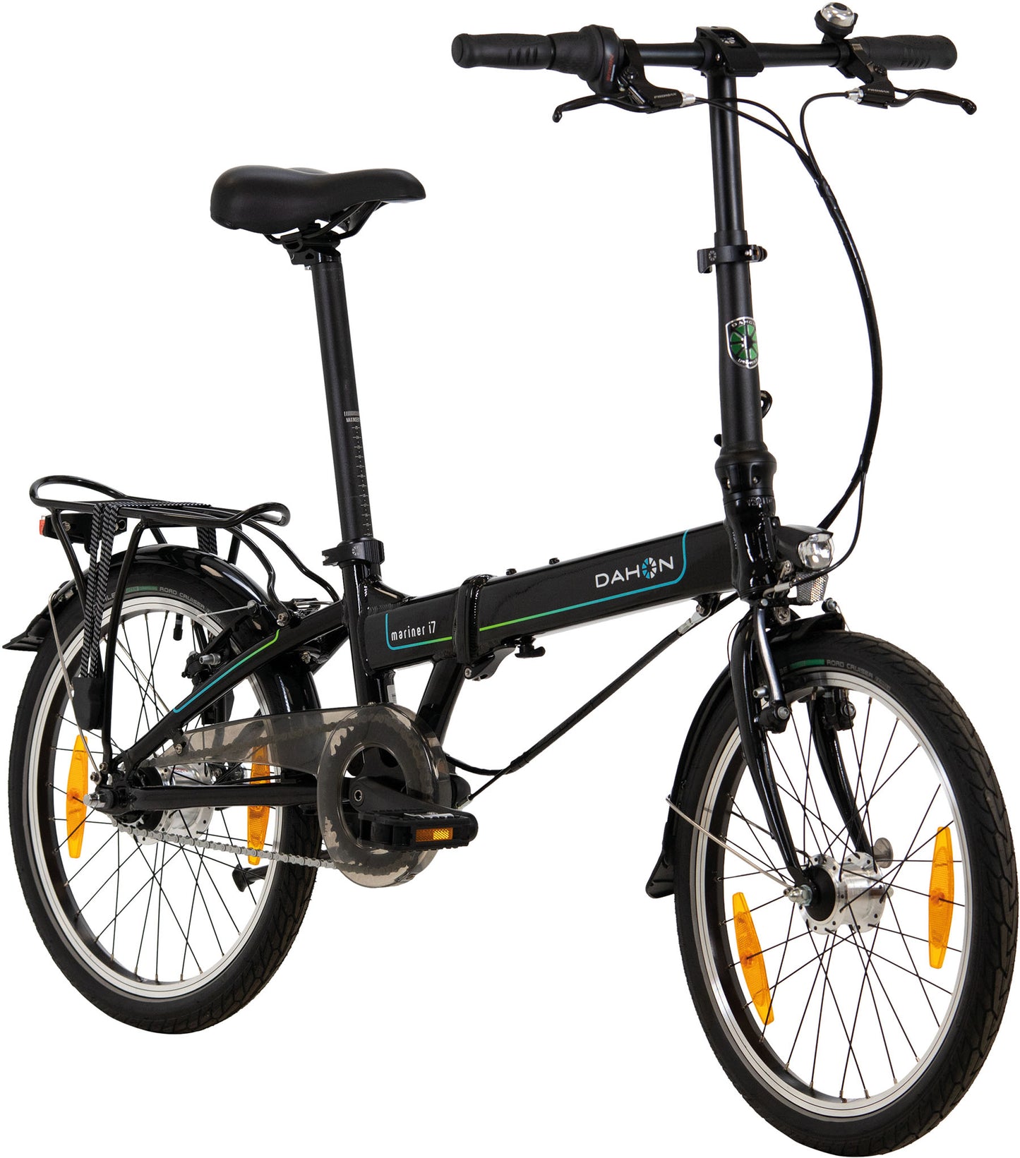 Folding bike Dahon Mariner i7 black, Shimano Nexus 7-speed, dynamo hub