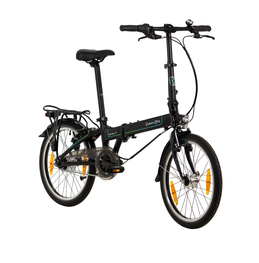 Folding bike Dahon Mariner i7 black Shimano Nexus 7 speed dynamo hub dahon.ie