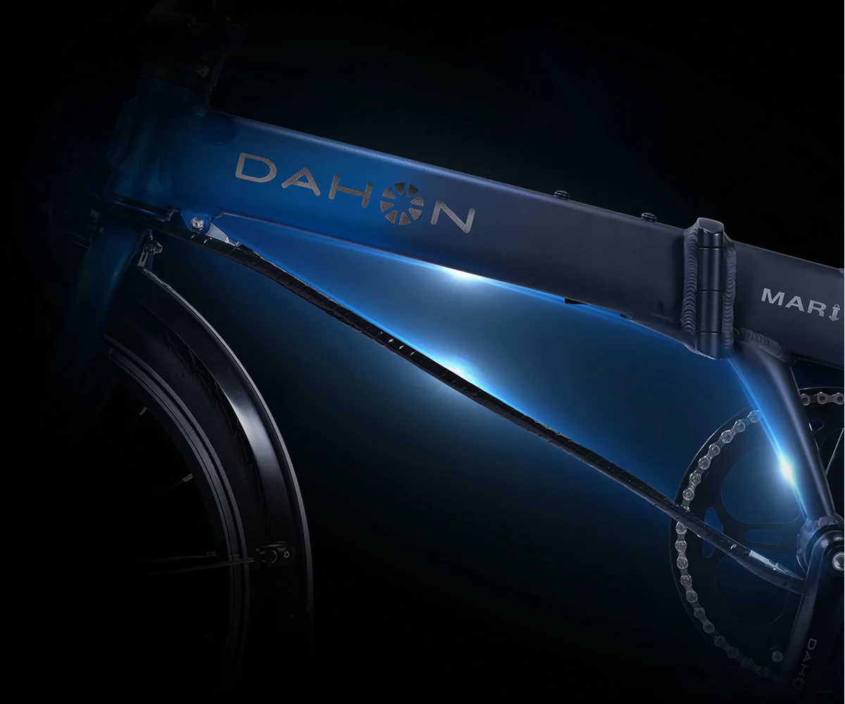 Folding bike DAHON Mariner D8, Deltech, Shimano 8-speed, Ocean Blue