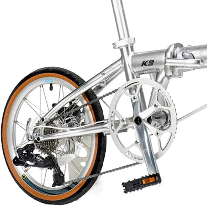 DAHON K-9, Special, 16", 9-speed. Disc Brake, Silver