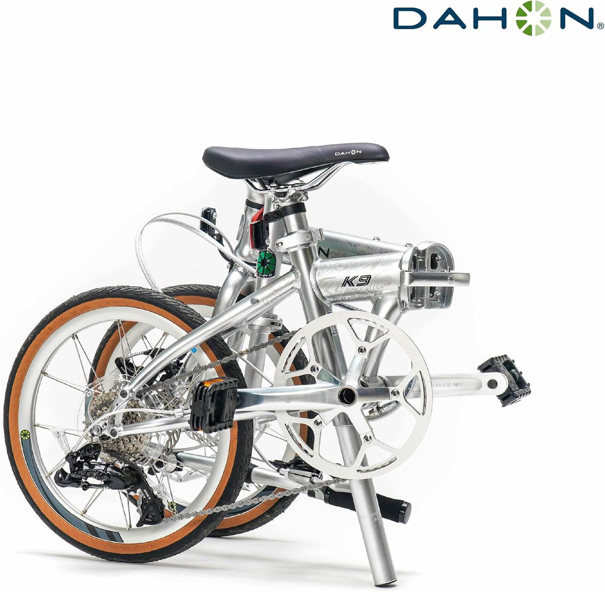 DAHON K-9, Special, 16", 9-speed. Disc Brake, Silver