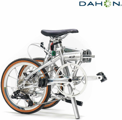 DAHON K-9, Special, 16", 9-speed. Disc Brake, Silver