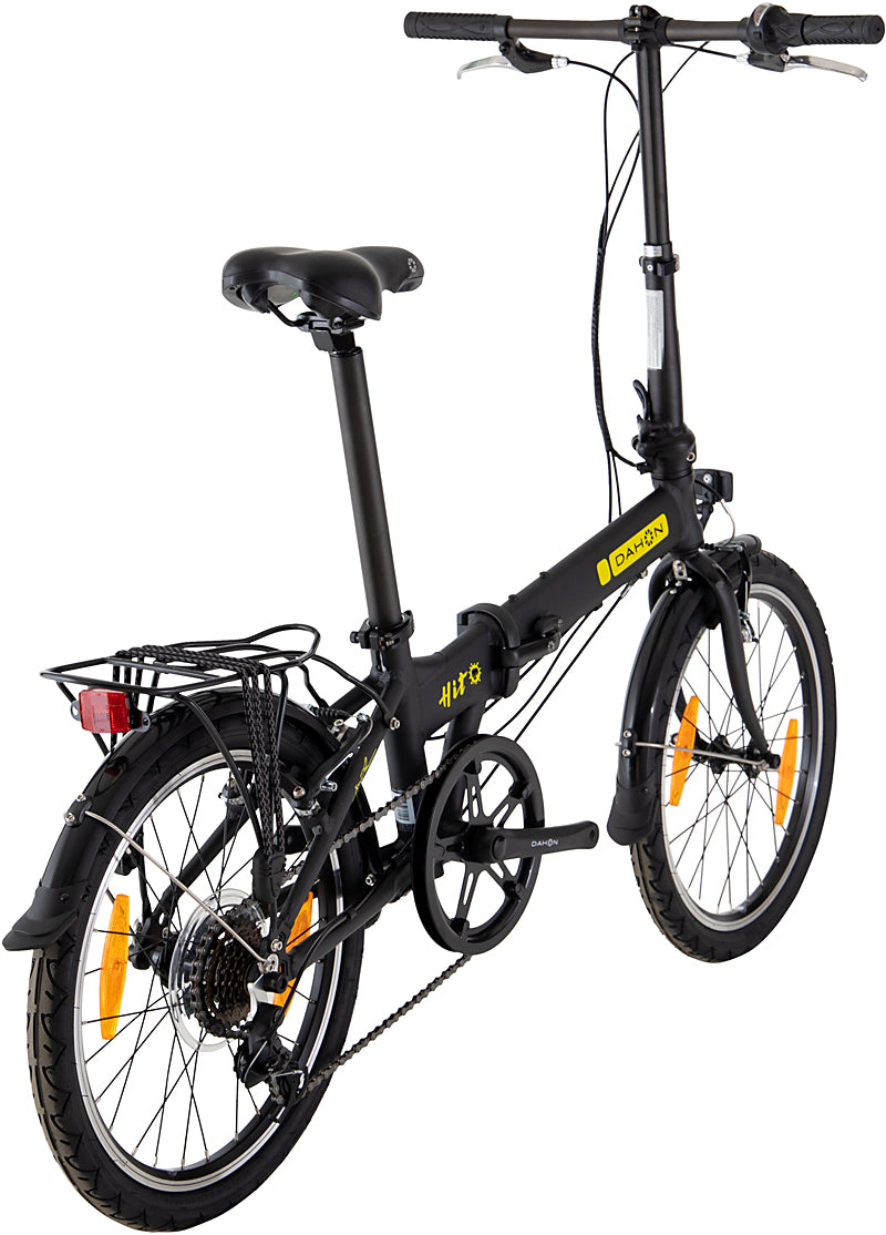 Folding bike DAHON "HIT" 6-speed, Deltech, black, Saddle Bag and Stow Away Cover