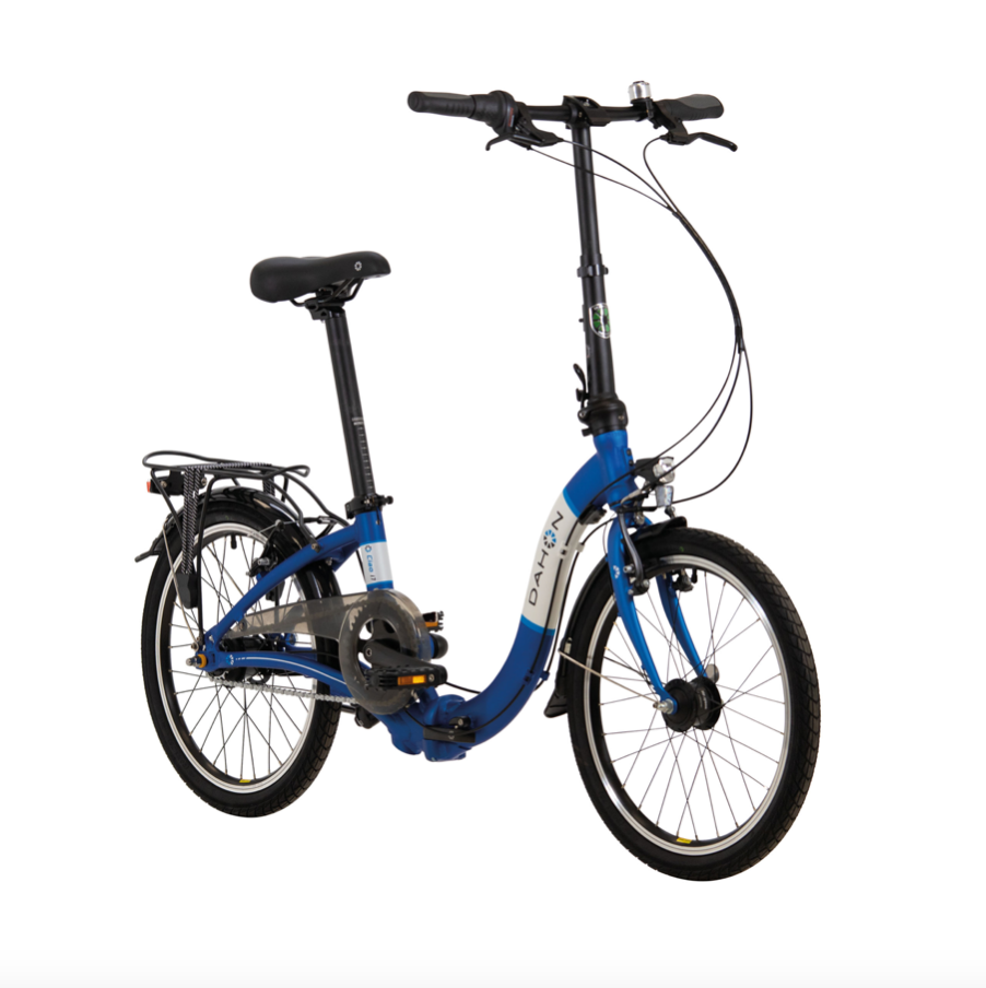 Folding bike DAHON Ciao i7U, blue, Shimano Nexus 7-speed, Dynamo Hub, Saddle Bag and Stow Away Cover