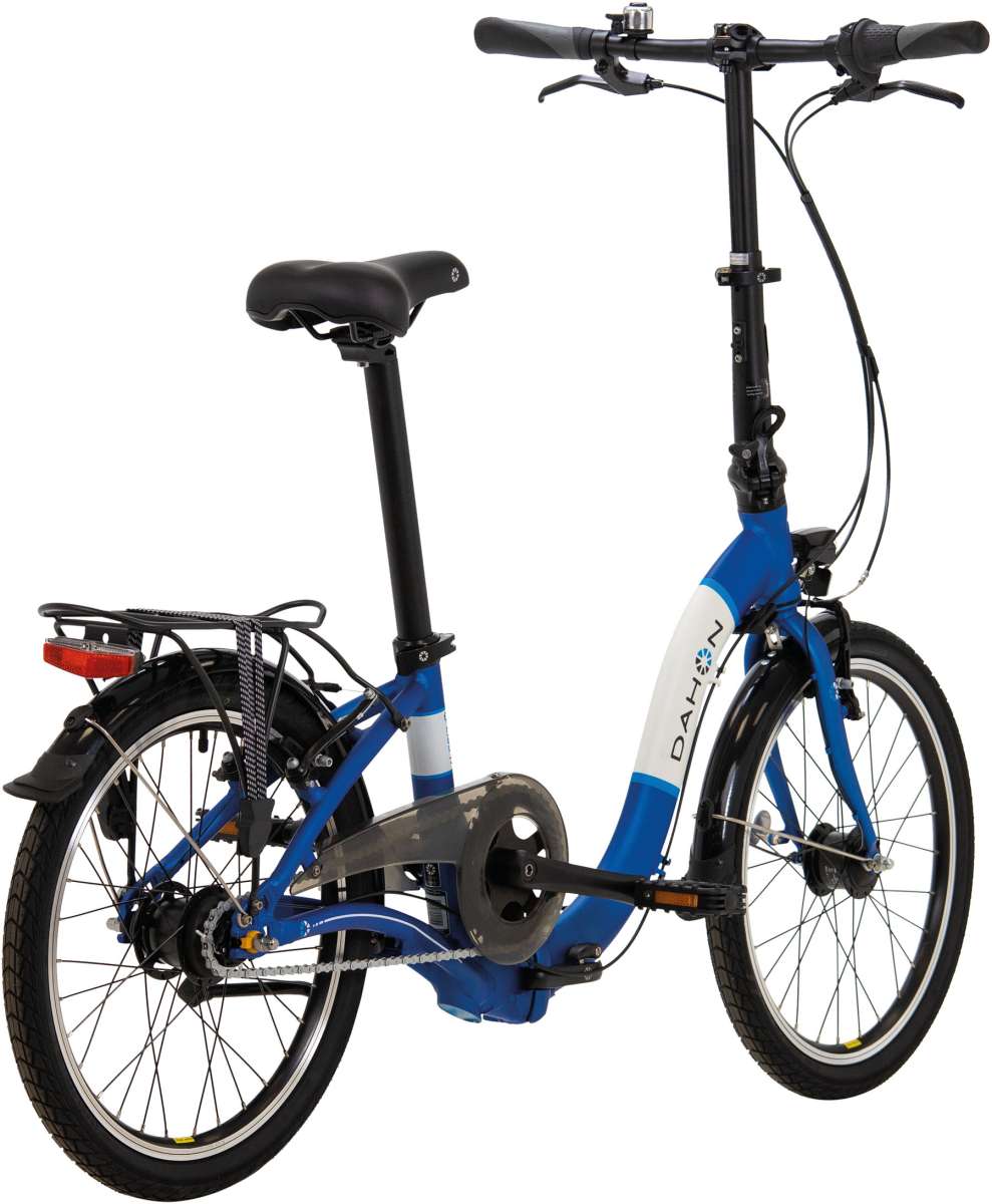 Folding bike DAHON Ciao i7U, blue, Shimano Nexus 7-speed, Dynamo Hub, Saddle Bag and Stow Away Cover