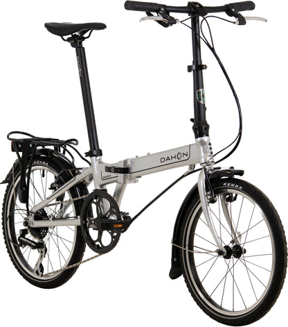 Folding bike DAHON Mariner D8, Deltech, Landing Gear, Shimano Acera, 8-speed, silver