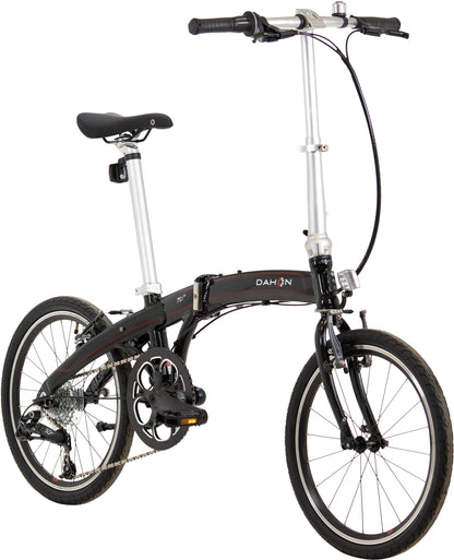 Folding bike DAHON Mu, 8-speed, black, Saddle bag DAHON and Stow Away Cover