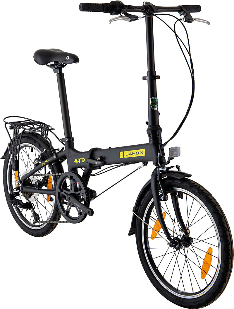 Folding bike DAHON "HIT" 6-speed, Deltech, black, Saddle Bag and Stow Away Cover