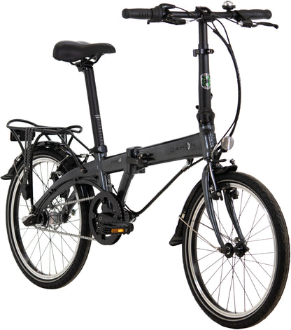Folding bike DAHON Vybe i3, Deltech, Shimano Nexus, black, Saddle Bag and Stow Away Cover