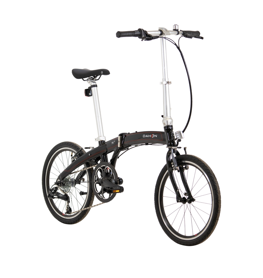 Folding bike DAHON Mu, 8-speed, black, Saddle bag DAHON and Stow Away Cover