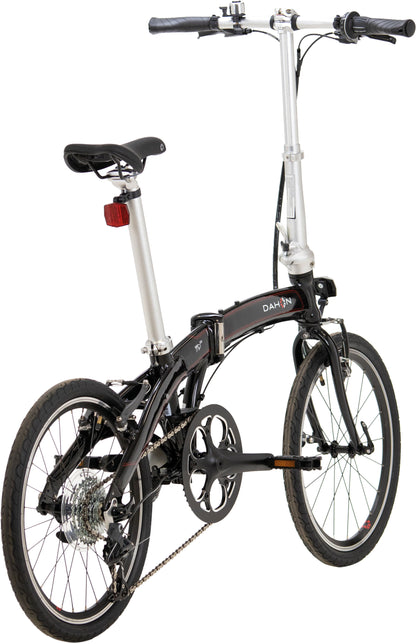 Folding bike DAHON Mu, 8-speed, black, Saddle bag DAHON and Stow Away Cover